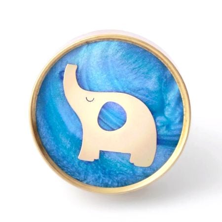 Kids Handmade Brass Elephant Knob